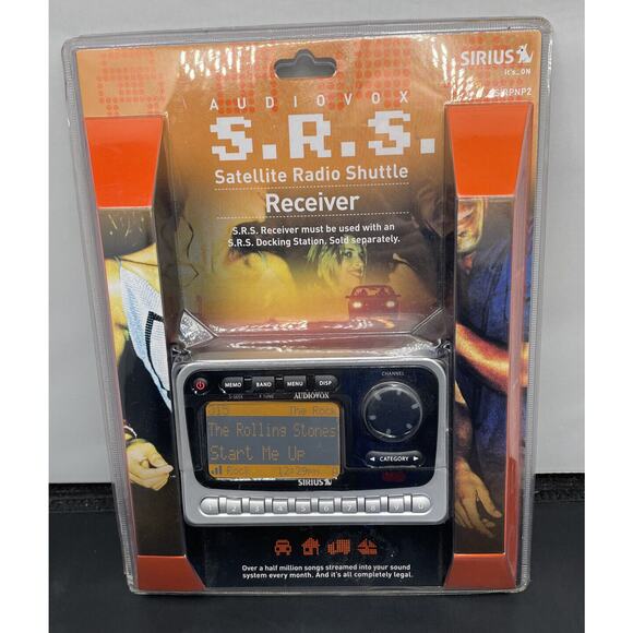 Audiovox SIR-PNP2 Sirius Satellite Radio Receiver NEW NOS Sealed Fast Shipping